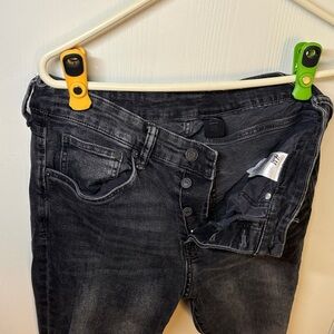 H&M Charcoal Skinny Jeans for Men